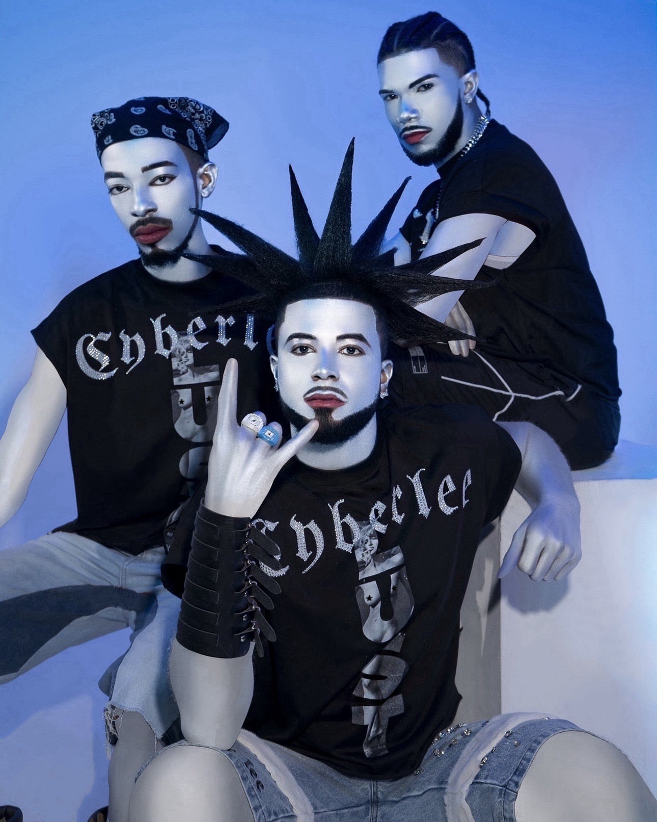 Rhinestone Cyber Lee Lust shirt (Ready to Ship)