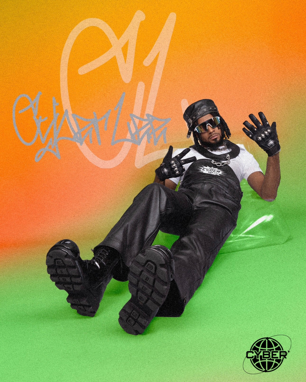 CyberLee Y2k Overalls