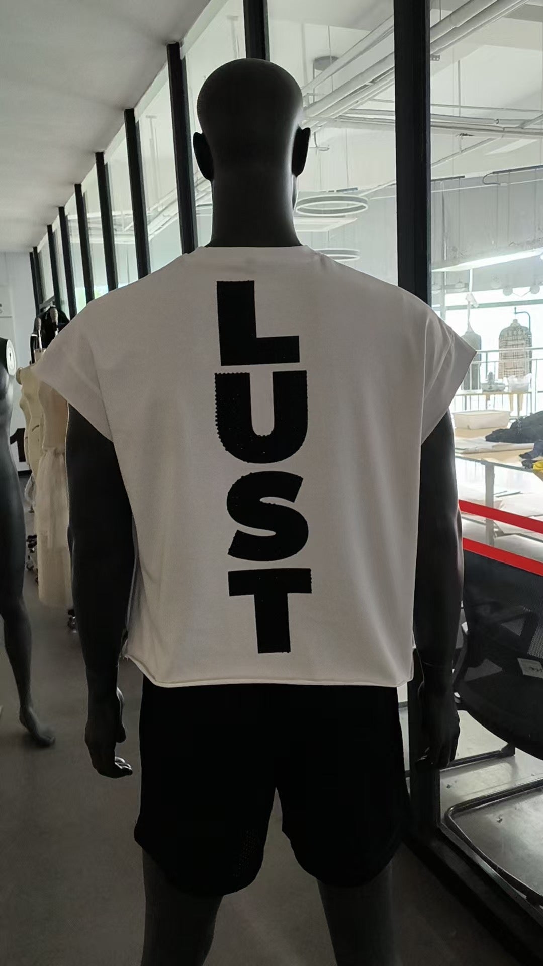 Rhinestone Cyber Lee Lust shirt (Ready to Ship)