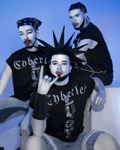 Rhinestone Cyber Lee Lust shirt (Ready to Ship)