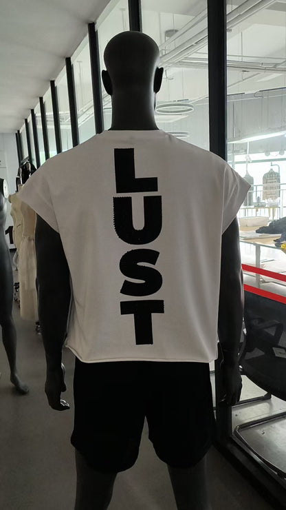 Rhinestone Cyber Lee Lust shirt (Ready to Ship)