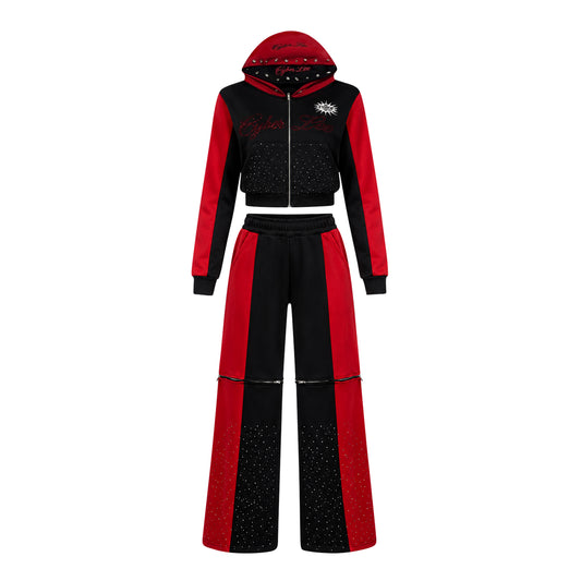 Red / Black Cyber Tracksuit