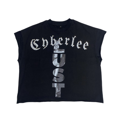 Rhinestone Cyber Lee Lust shirt (Ready to Ship)
