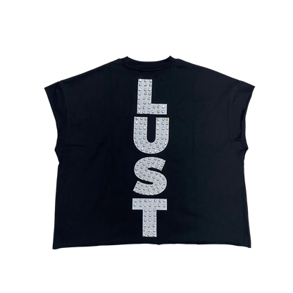 Rhinestone Cyber Lee Lust shirt (Ready to Ship)