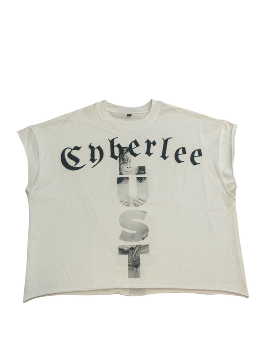 Rhinestone Cyber Lee Lust shirt (Ready to Ship)